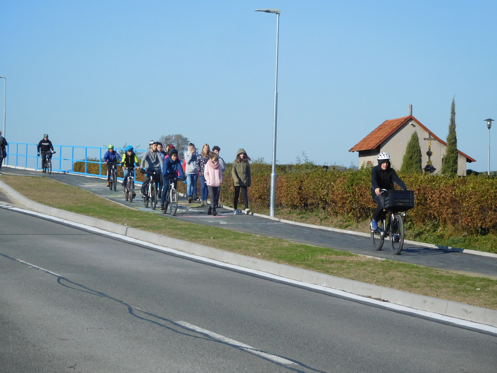 Společná stezka pro chodce a cyklisty Mořkov